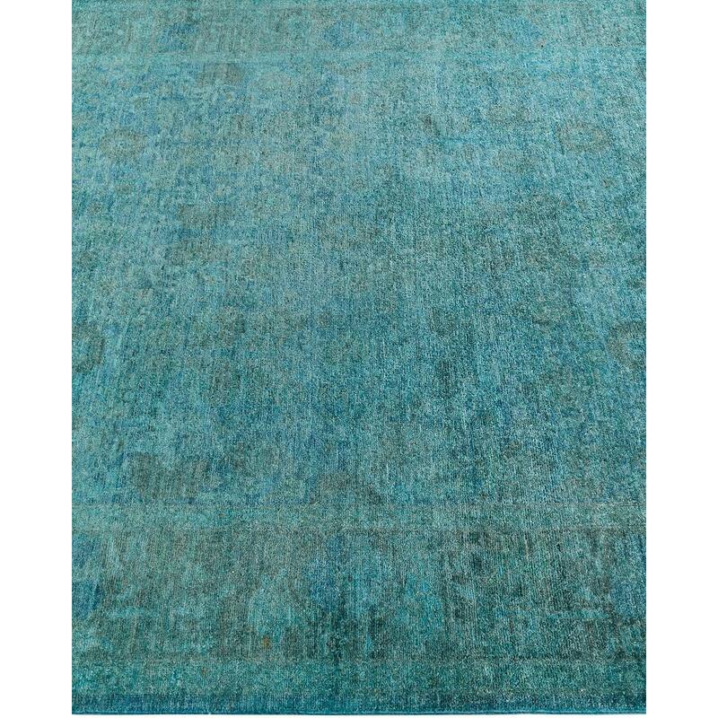 Vibrance One-of-a-Kind Hand-Knotted Area Rug - Blue, 5' 9" x 8' 3" - 5' 9" x 8' 3"