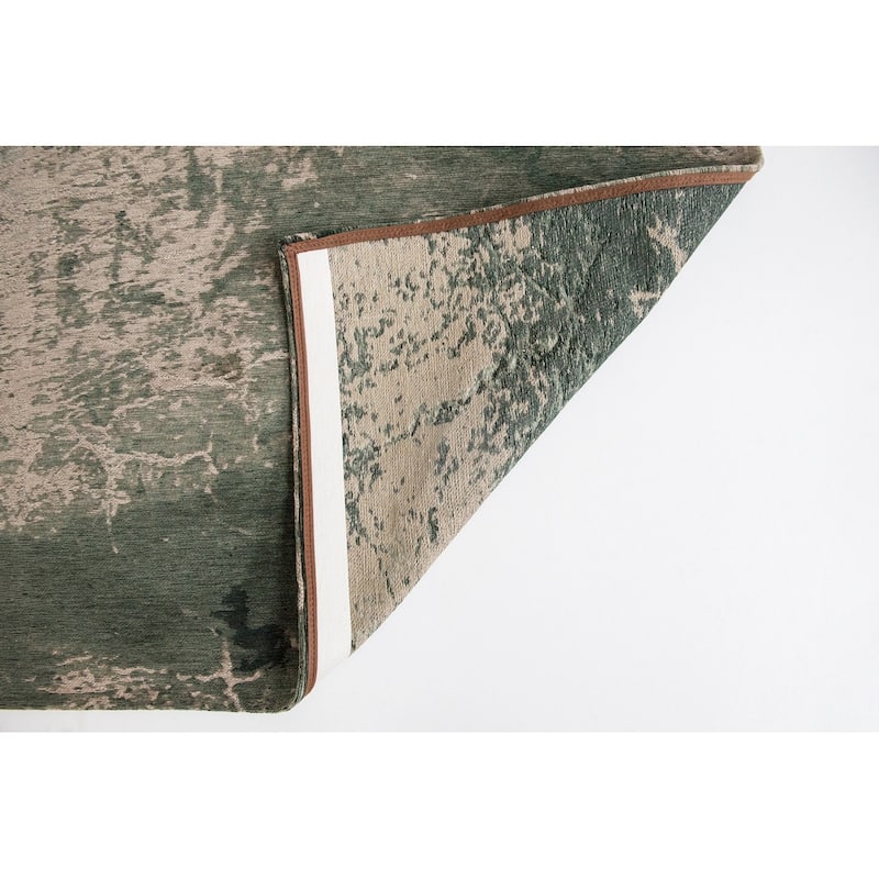Guyir Geometric Abstract Modern Non Skid Woven Area Rug By HomeRoots - 48' X '48' X '0.12