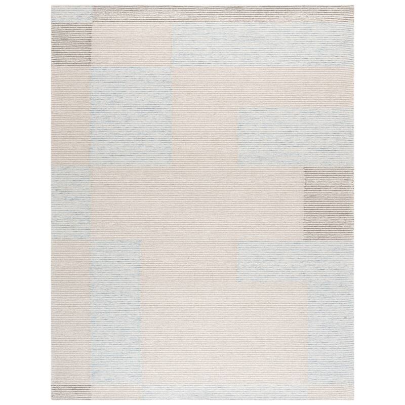 SAFAVIEH Handmade Metro Naana Modern Wool Rug - 8' x 10' - Ivory/Light Blue