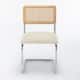 Option Chrome Frame / White Boucle Seat