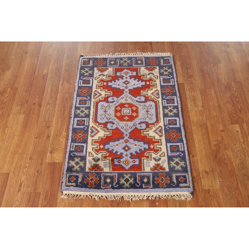 Viss Oriental Foyer Rug Handmade Wool Carpet - 2'0" x 3'0"