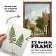 preview thumbnail 51 of 138, Nature Printed Ferns IX -Framed Print w/glass-Cherry Red
