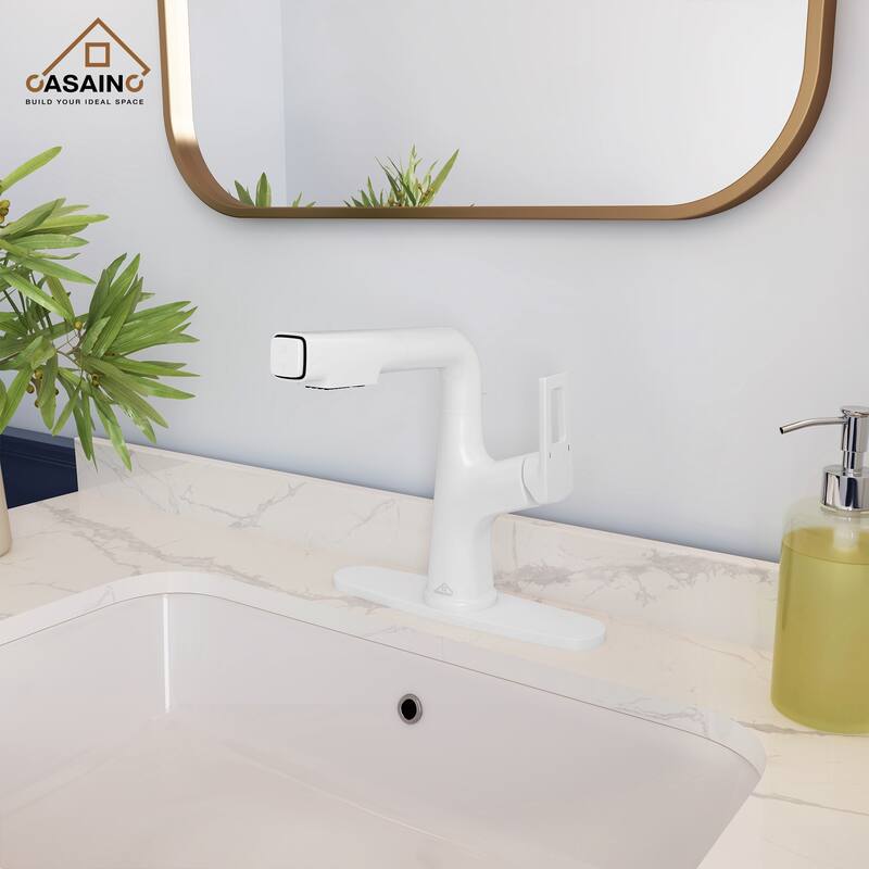 Single Handle Pull Out Sprayer Kitchen Faucet with Advanced Spray