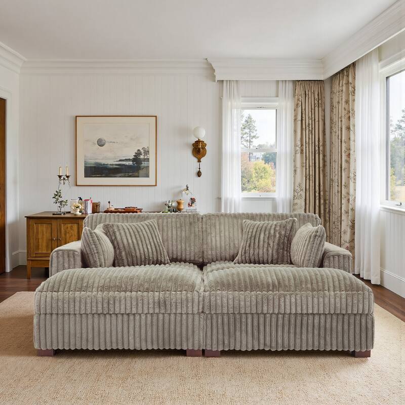 Modular Sectional Fabric Sofa for Living Room & Bedroom