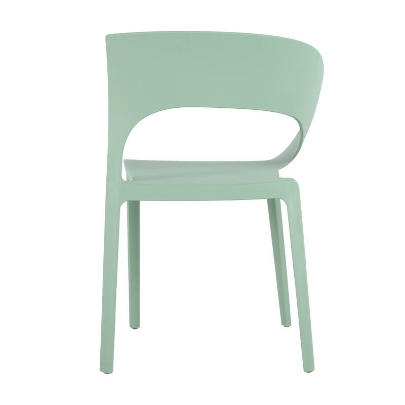 PP Dining Chair - Single-Side Design for Indoor/Outdoor, Single