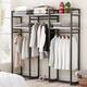Tribesigns Garment Rack, 75 inch Freestanding Closet Organizer for Hanging Clothes