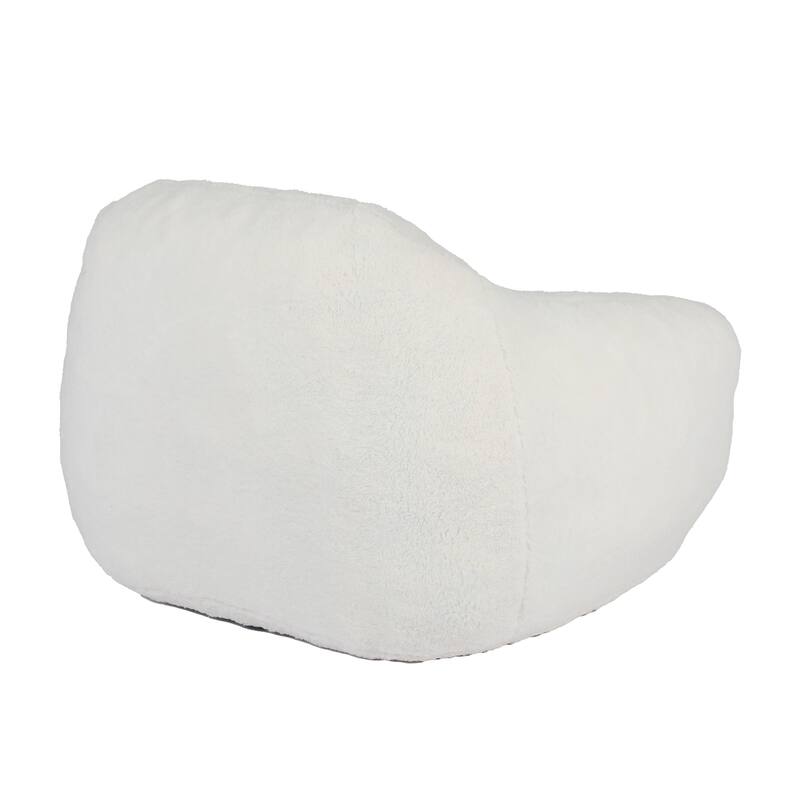 Oversized Memory Foam Bean Bag Chair Lazy Sofa with Armrests and Thick Backrest for Living Room Bedroom