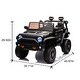 preview thumbnail 60 of 98, 24V Kids Ride-On Truck with Parental Remote, MP3, Bluetooth, LED Lights, and Safety Belts 鈥 Black