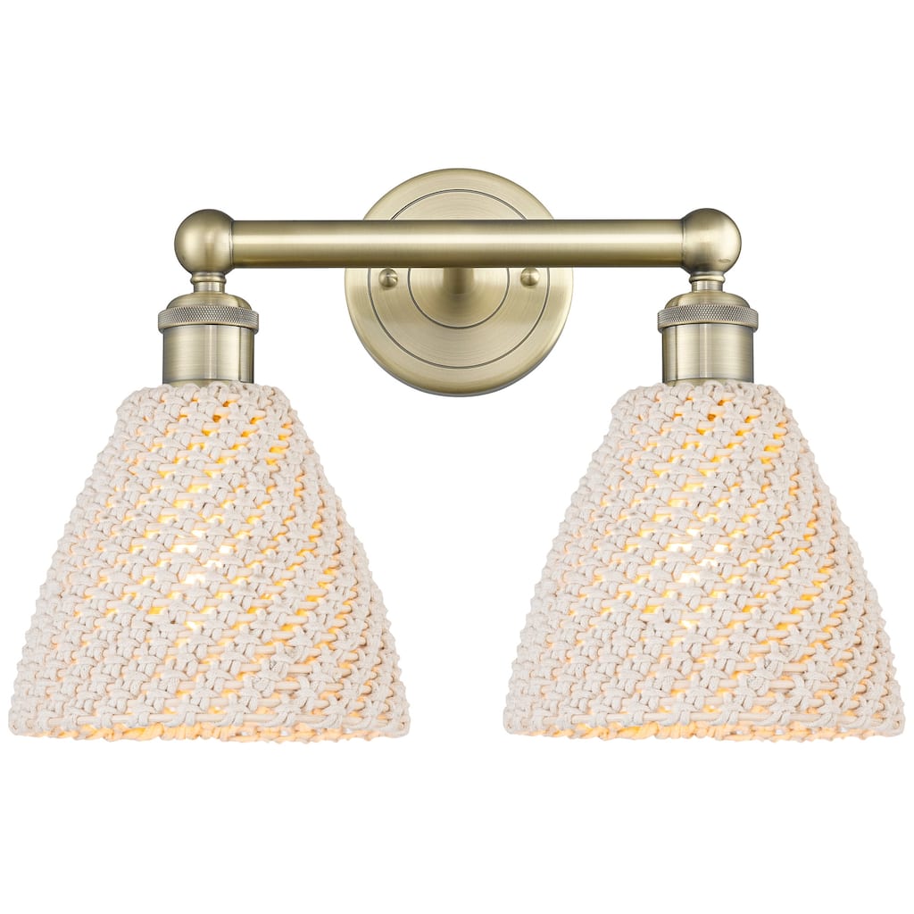 Innovations Lighting 616-2W-12-17 Bristol Natural Vanity Bristol
