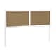 preview thumbnail 60 of 66, Serena Wood and Cane Panel Headboard