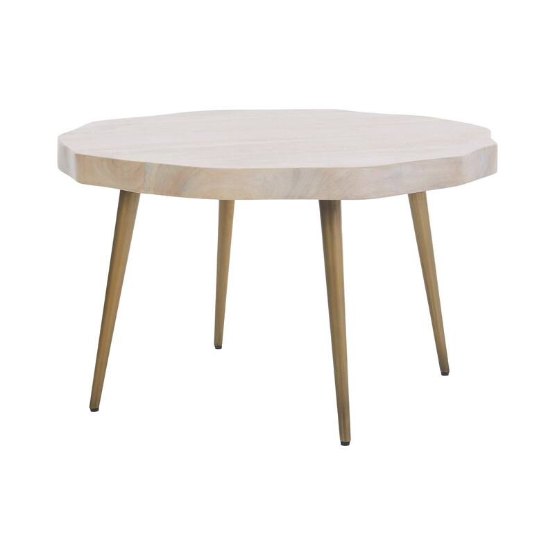 Renwil Core Acacia Wood Coffee Table, White