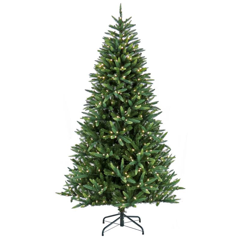 National Tree Company 7.5 ft. Pre-Lit Spada Pine Tree with LED Lights - 7.5 Foot