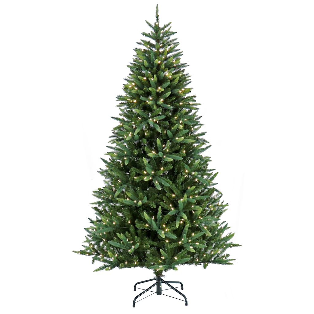 National Tree Company 7.5 ft. Pre-Lit Spada Pine Tree with LED Lights - 7.5 Foot