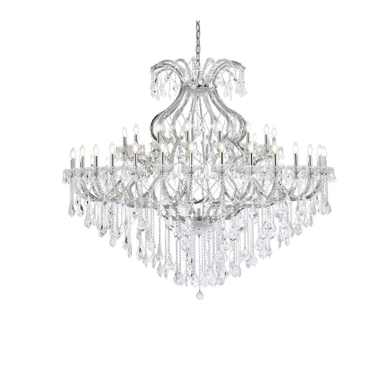 Fleur Illumination Collection Chandelier D:72in H:60in Lt:49 Chrome Finish