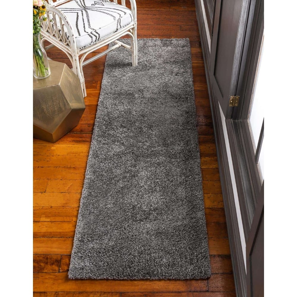 Solid/Striped Zoit Collection Area Rug