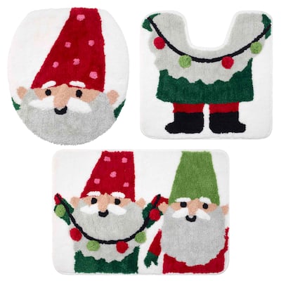 Avanti Linens Gnome 3-Piece Contour Rug Set