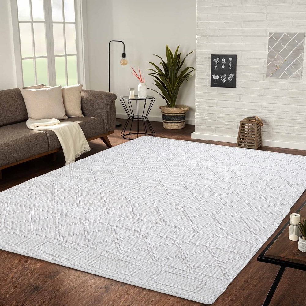 George Towne Living Performance Luxury Handmade Traditional Wool Area Rug