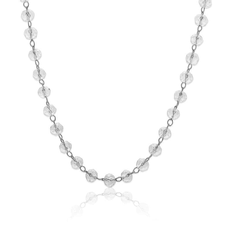 Victoria Townsend Silver Plated Crystal Necklace