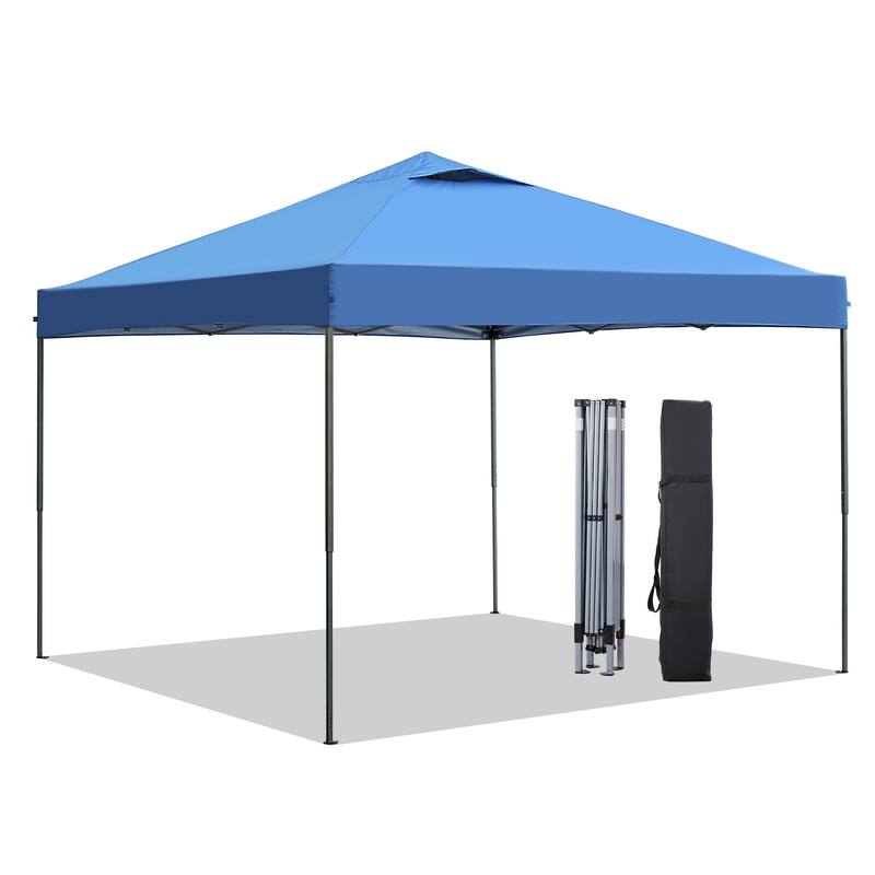 Ainfox 10 x 10 ft Pop-Up Party Canopy Tent Gazebo - Blue