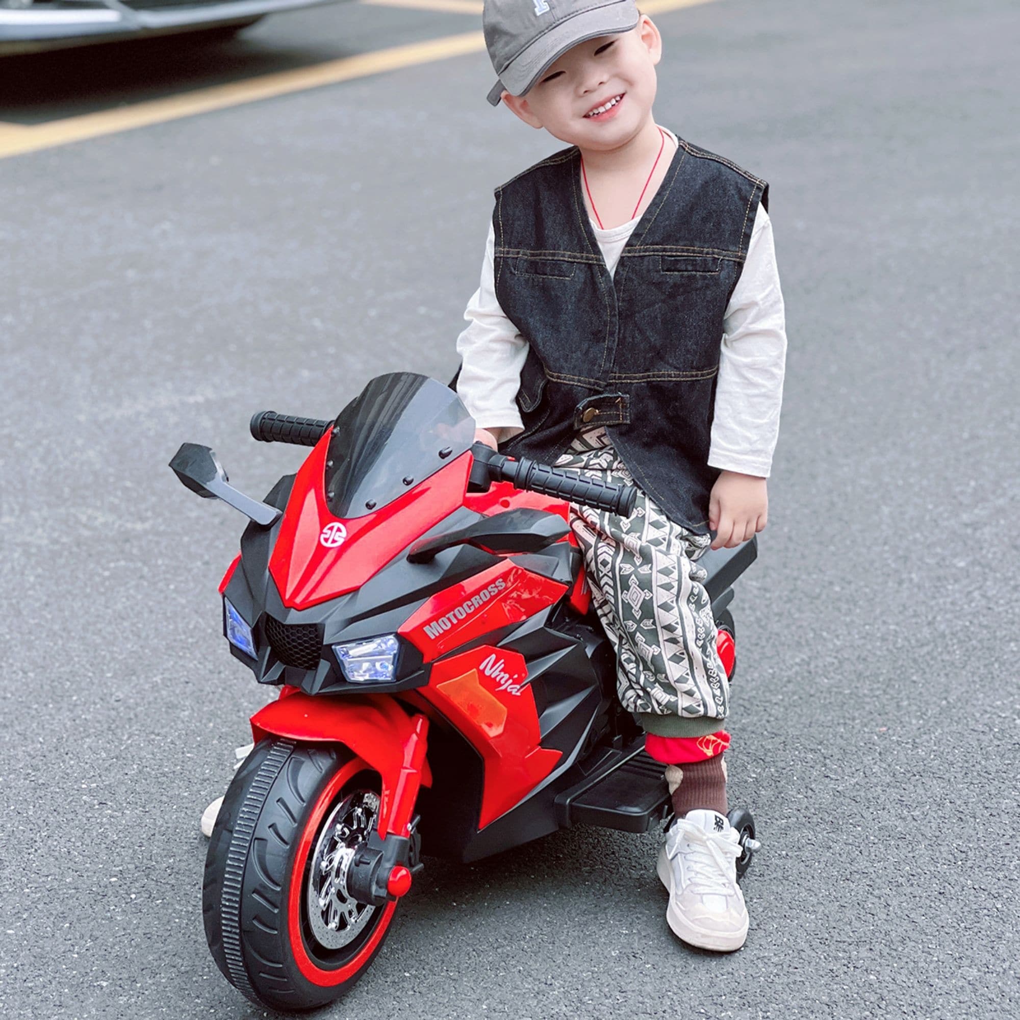 Battery Motorcycle, Wheel Motorcycle, Kids Rechargeable Riding Electric