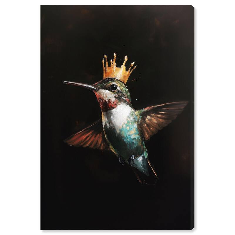 Royal Bird II Canvas by Art Remedy, Gallery Wrapped - 16" x 24"