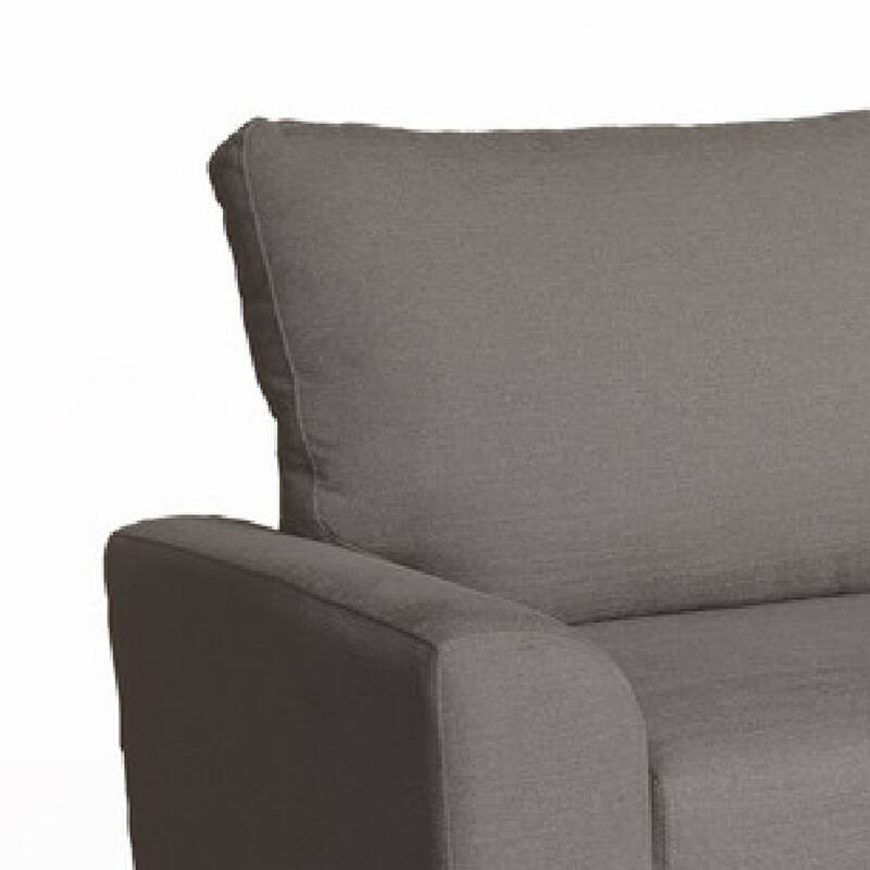 Nami Sleeper Sectional with Storage Chaise, Brown Flannel, 91 Inch