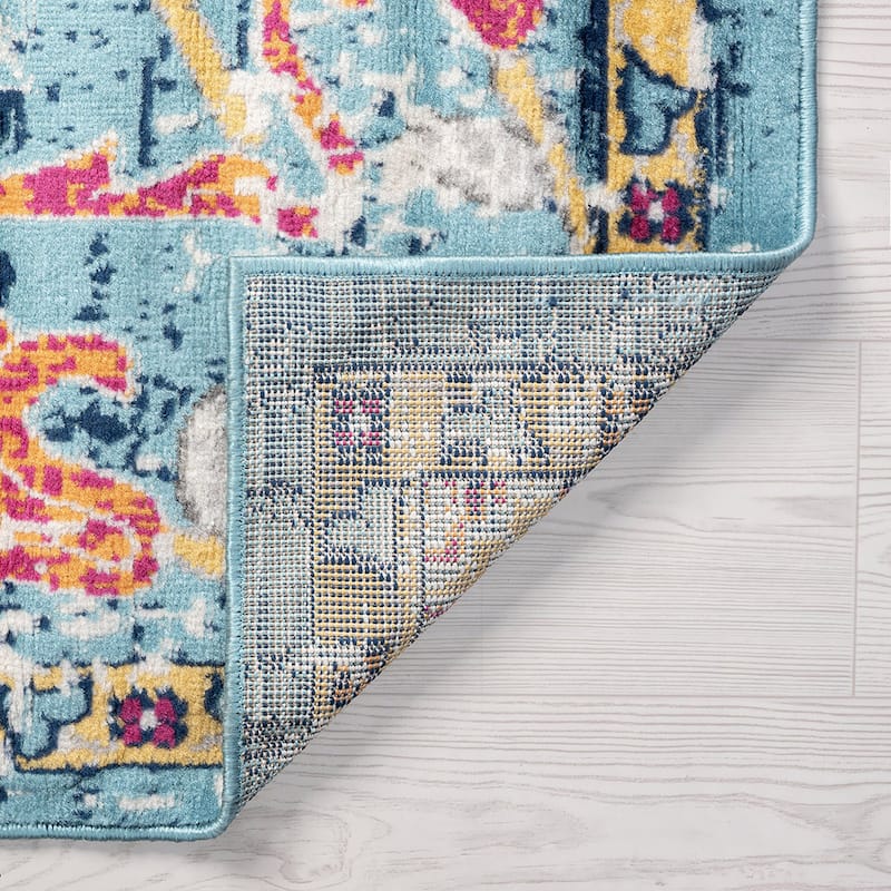 Dynah Bohemian & Eclectic Medallion Indoor Area Rug