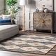 preview thumbnail 1 of 44, Nuloom Hand Braided Marla Denim And Jute Diamonds Area Rug 12' x 15' - Off White - Runner