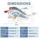 preview thumbnail 11 of 10, 26In Cartoon Aircraft Flush Mount Ceiling Fan, 6-Speed Dimmable Light with Remote and APP Control for Kids Room