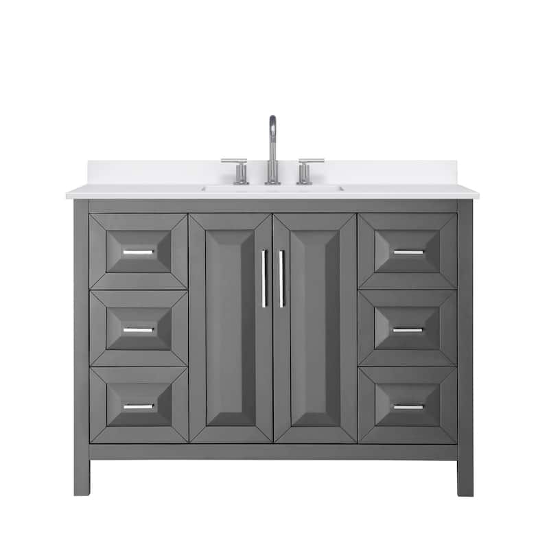 Wyndham Collection WCV252548S-QTZ-US3MXX Daria 48" Free Standing