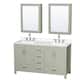 Option Light Green / White Quartz Top / Brushed Nickel
