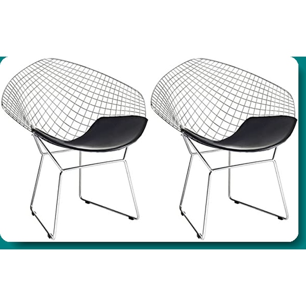 Wire top accent chair