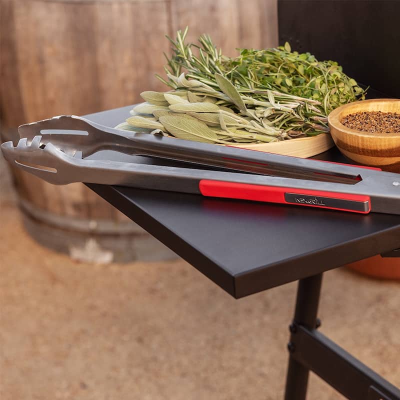Nexgrill 17.5" Charcoal Barrel Grill w/ Side Table