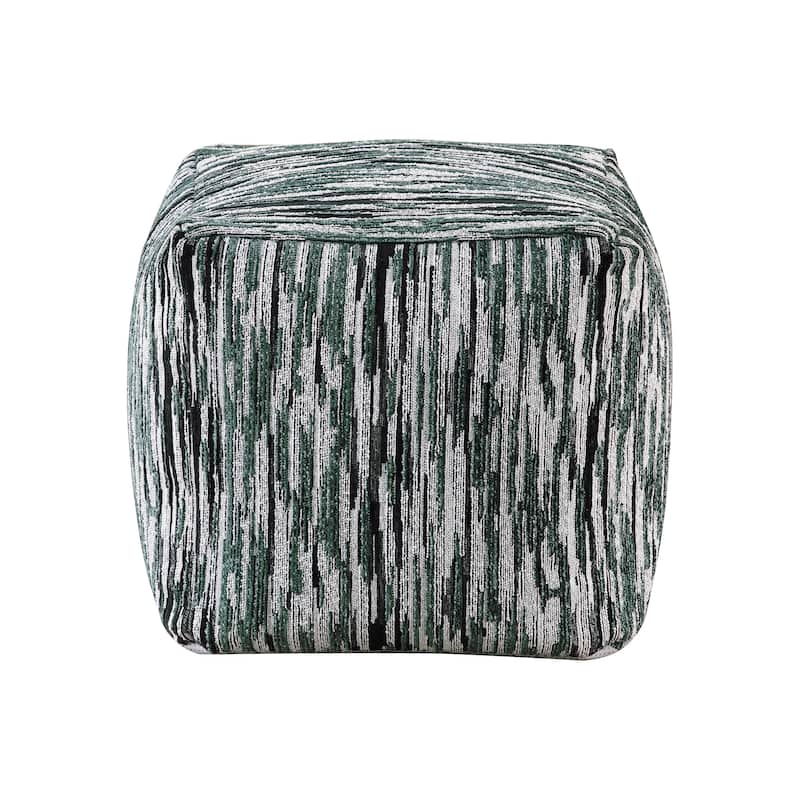 Ossela Fabric Square Pouf