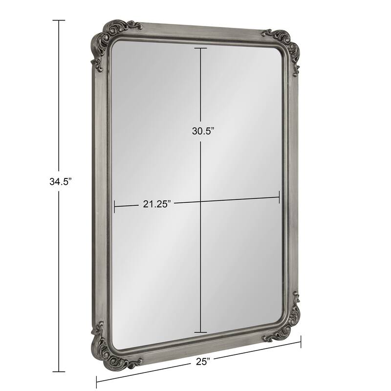 Kate and Laurel Ivette Rectangle Mirror - 25x35