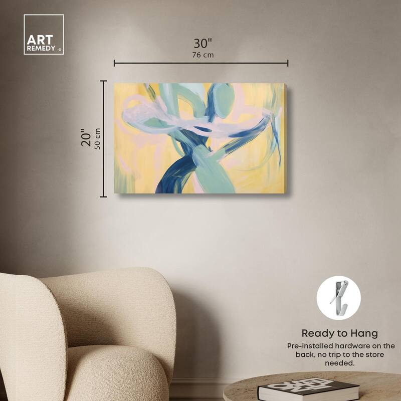 Entangled Embrace II Canvas by Art Remedy, Gallery Wrapped