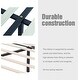 preview thumbnail 16 of 88, AUFANK Upholstered Platform Bed Frame with Headboard Wooden Slats Support