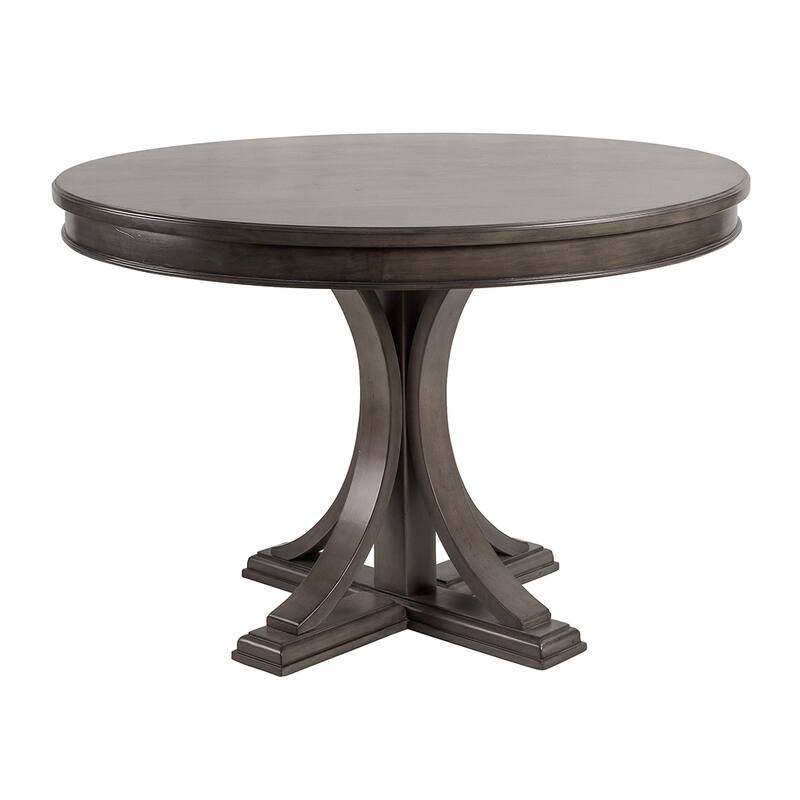 44" Round Dining Table, Solid Wood Finish Classic Design For Dining room