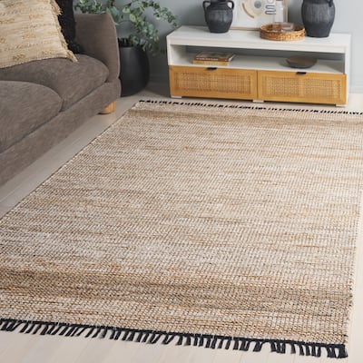 SAFAVIEH Handmade Cape Matsje Cod Denim & Jute Rug