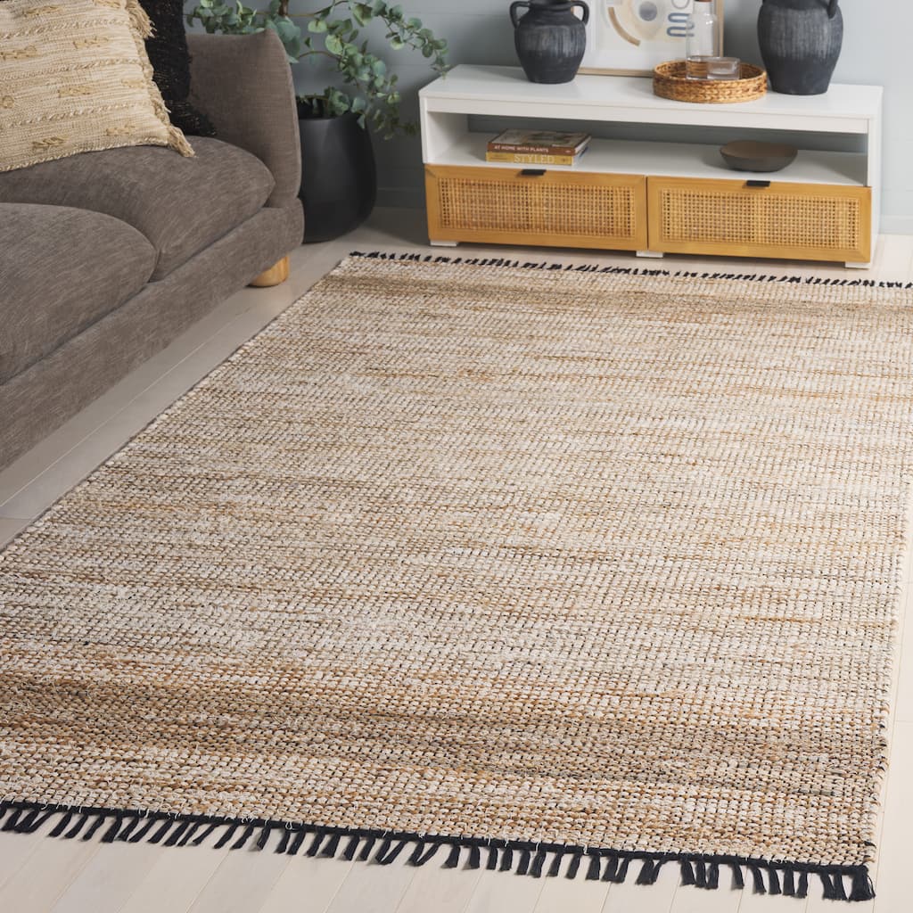 SAFAVIEH Handmade Cape Matsje Cod Denim & Jute Rug