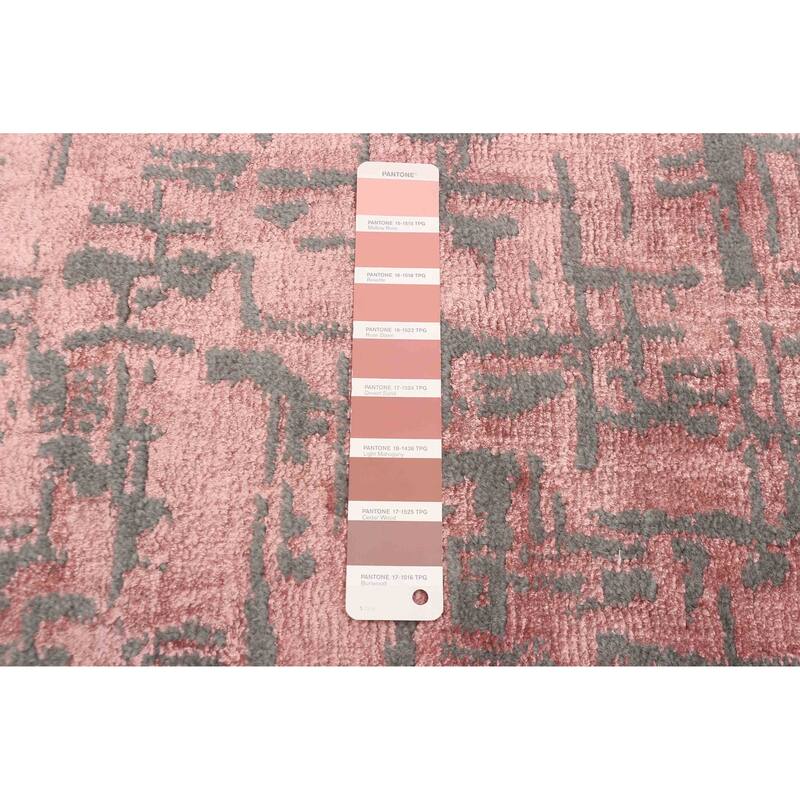 ECARPETGALLERY Hand-knotted Elysian Salmon Rug - 4'11 x 7'9