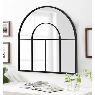 Kate and Laurel Solei Framed Arch Wall Mirror