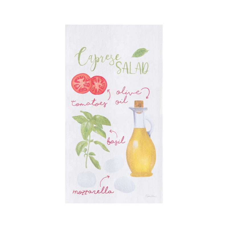 Pizza Caprese & Sangria Towel S/3