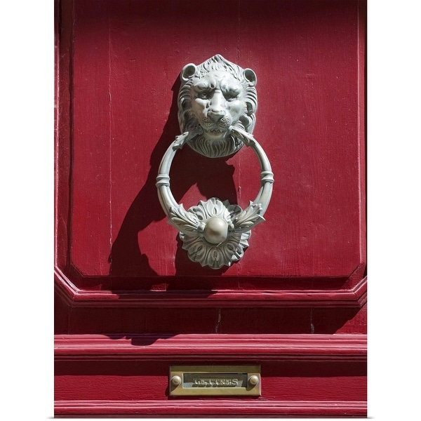 "Decorative door knocker" Poster Print