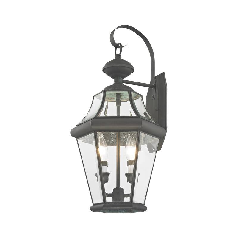 Livex Lighting Georgetown 2 Light 20-3/4" Tall Outdoor Wall Sconce