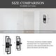 preview thumbnail 13 of 33, Modern Geometric Matte Black LED Flush Mount Wall Sconce Set of 2 or 1