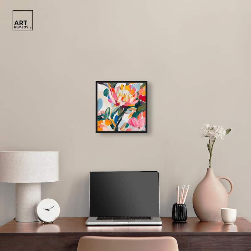 Lively Flora I Canvas by Art Remedy