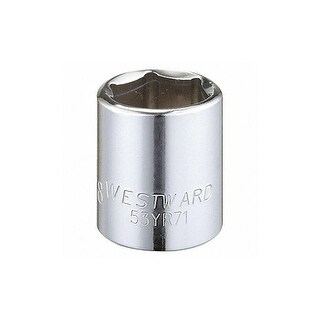 West Socket Westward Socket, Steel, Chrome, 5/8 in 53YR71 - 1 Each - 5/8