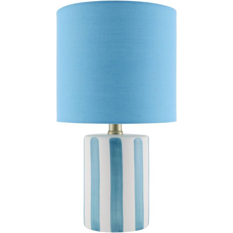 Livabliss Melbu Modern & Contemporary Accent Table Lamp - Blue
