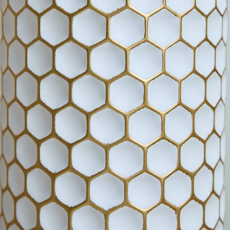 Floor Metal Vase Modern Style Droplet Shaped White Metal Vase 3-Piece Set Gorgeous Home Decoration Large Glazed Metal Vase